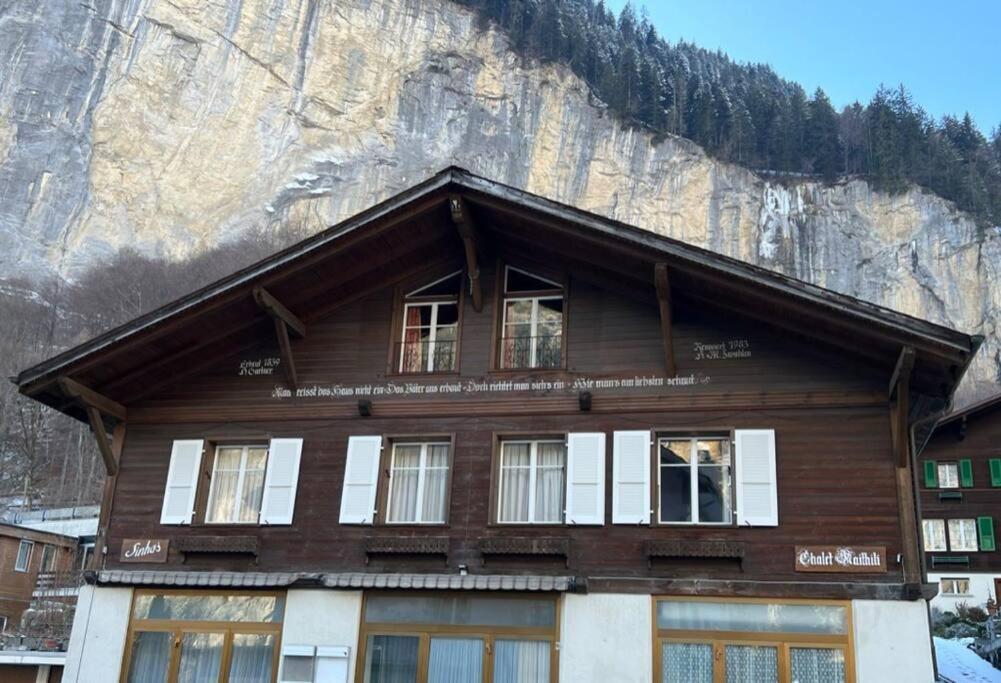 Chalet Maithili Lauterbrunnen -152-Year-Old Majestic Chalet Εξωτερικό φωτογραφία